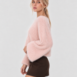 Romina | Maglione Morbido in Maglia Pelosa