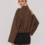 Lara | Giacca Bomber in Camoscio
