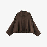 Lara | Giacca Bomber in Camoscio