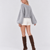 Romina | Maglione Morbido in Maglia Pelosa