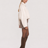 Lara | Giacca Bomber in Camoscio
