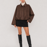 Lara | Giacca Bomber in Camoscio