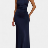 Trinity | Abito halter aderente con schiena arricciata