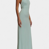Trinity | Abito halter aderente con schiena arricciata
