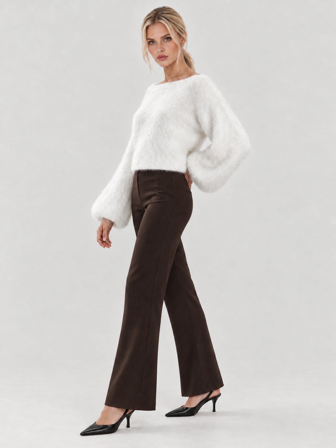 Romina | Maglione Morbido in Maglia Pelosa
