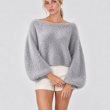 Romina | Maglione Morbido in Maglia Pelosa