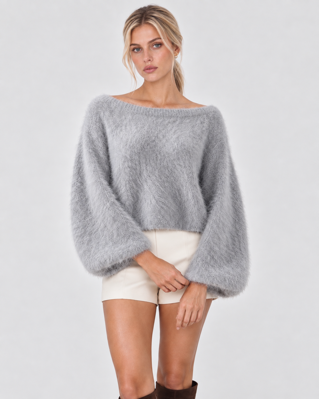 Romina | Maglione Morbido in Maglia Pelosa