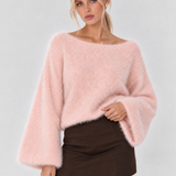 Romina | Maglione Morbido in Maglia Pelosa