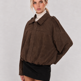 Lara | Giacca Bomber in Camoscio