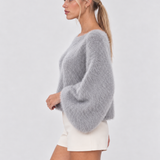 Romina | Maglione Morbido in Maglia Pelosa