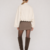 Lara | Giacca Bomber in Camoscio