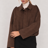 Lara | Giacca Bomber in Camoscio