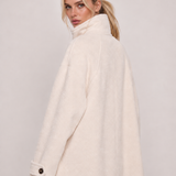 Amaya | Elegante Cappotto Lungo con Collo Alto