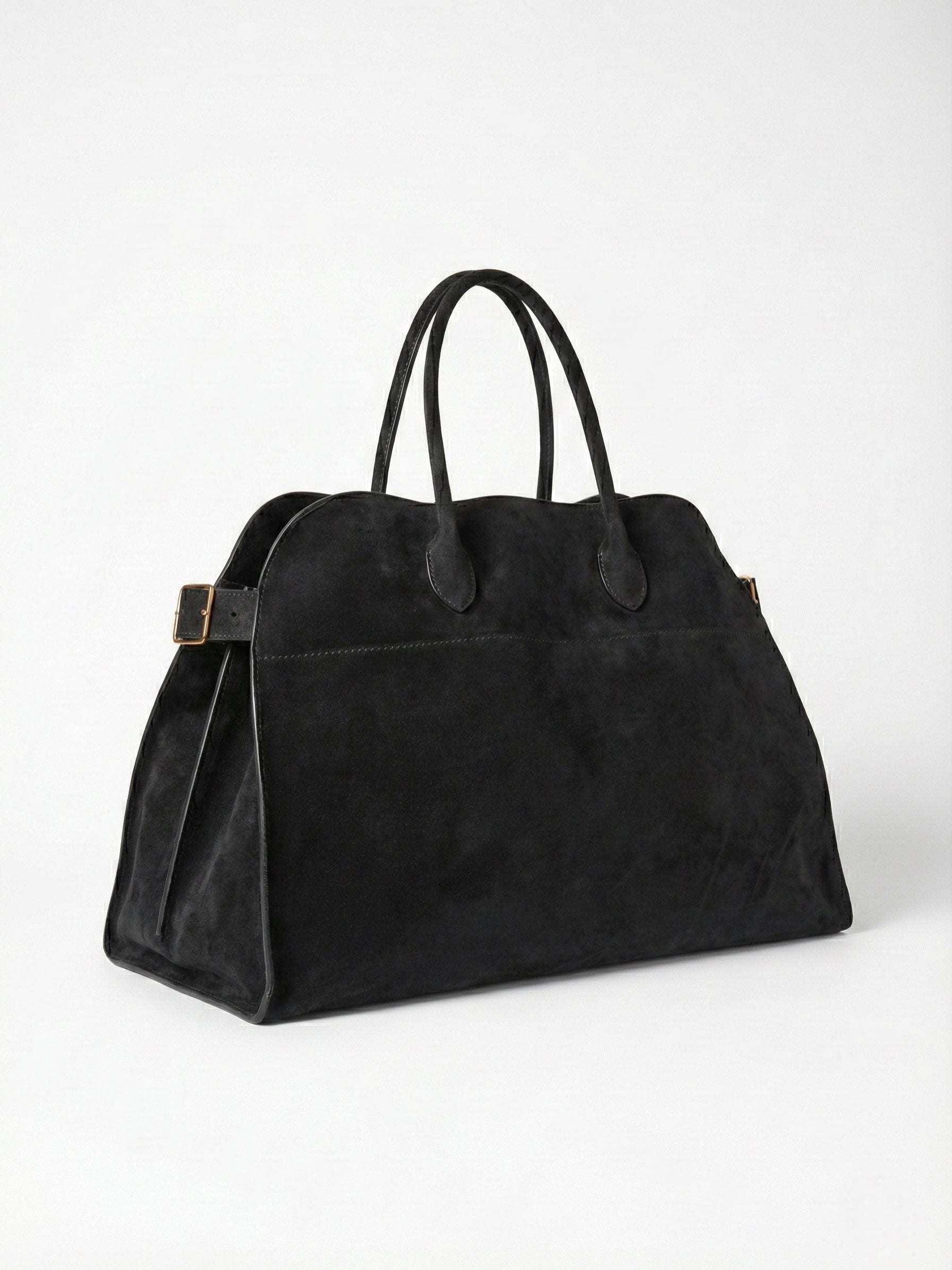 Henna | Borsa shopper grande in camoscio