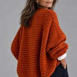 Antonella | Cardigan in Maglia Intrecciata con Design Avvolgente
