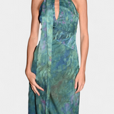 Moana | Abito in chiffon con stampa ispirata a Monet