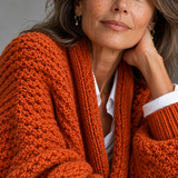 Antonella | Cardigan in Maglia Intrecciata con Design Avvolgente