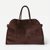 Henna | Borsa shopper grande in camoscio