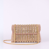 Estrella | Borsa a tracolla con catena elegante e strass colorati
