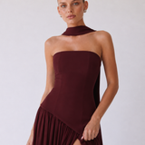 Diana | Abito maxi halter senza spalline