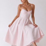 Hope | Abito midi ad A con scollo a cuore