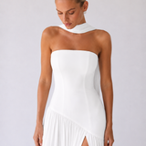 Diana | Abito maxi halter senza spalline