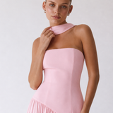 Diana | Abito maxi halter senza spalline