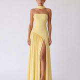 Diana | Abito maxi halter senza spalline