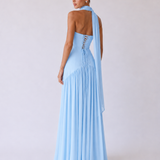 Diana | Abito maxi halter senza spalline