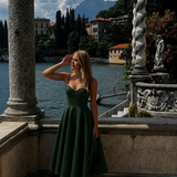 Hope | Abito midi ad A con scollo a cuore