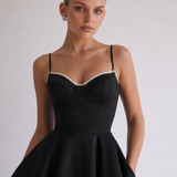 Hope | Abito midi ad A con scollo a cuore