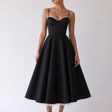 Hope | Abito midi ad A con scollo a cuore