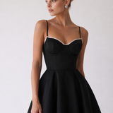 Hope | Abito midi ad A con scollo a cuore