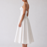 Hope | Abito midi ad A con scollo a cuore