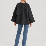 Iris | Cappotto a Mantella da Donna con Collo Morbido