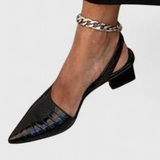 Ava | Slingback eleganti con tacco e punta affusolata