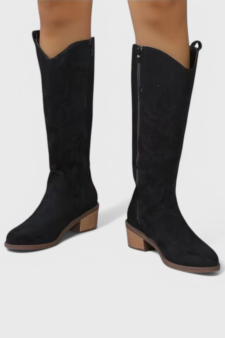 Elka | Stivali western in camoscio