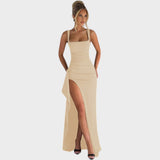 Zariani | Elegante abito maxi con schiena scoperta