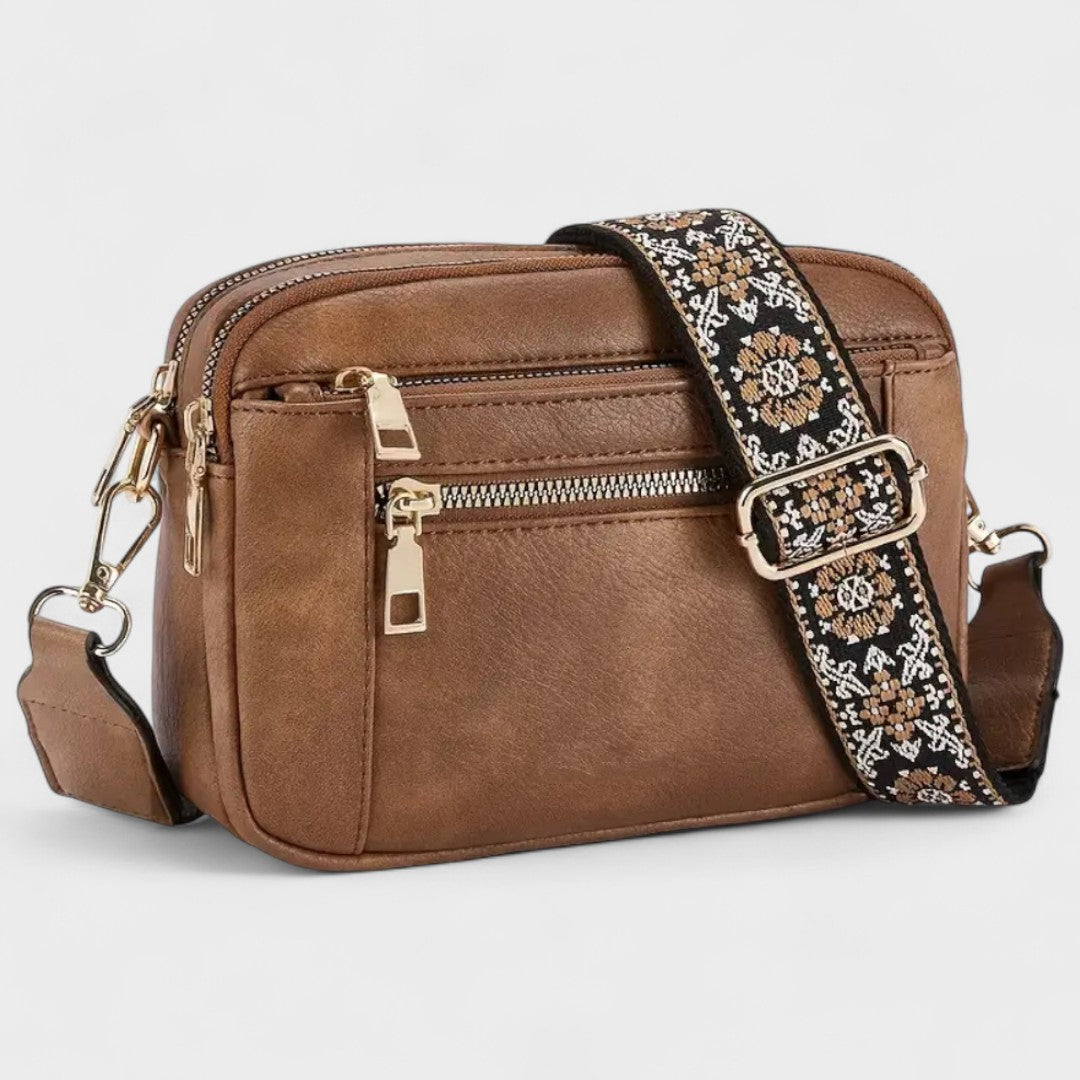 Olivia | Borsa a tracolla con cinturino stampato