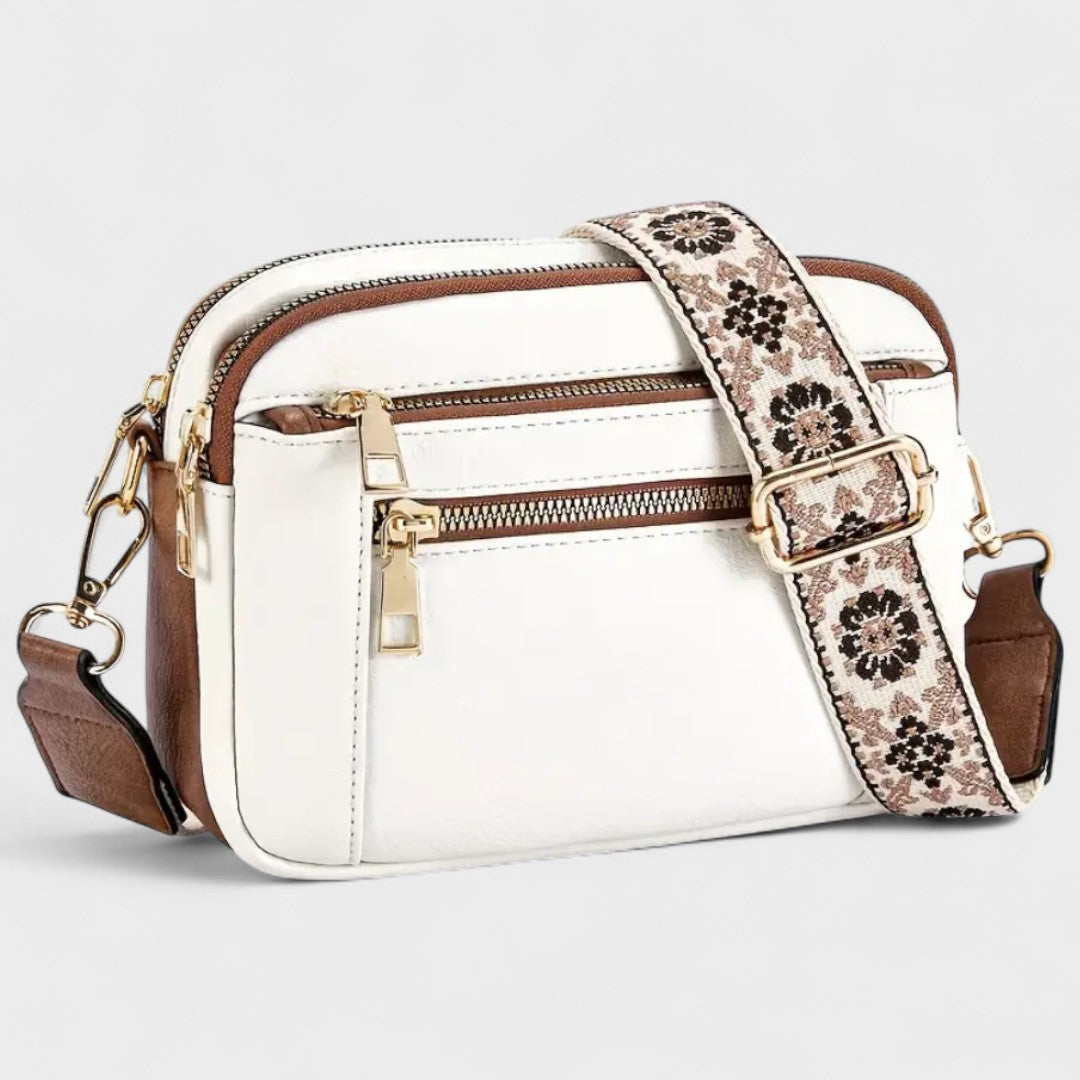 Olivia | Borsa a tracolla con cinturino stampato