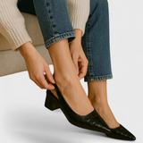 Ava | Slingback eleganti con tacco e punta affusolata