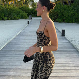 Antonella | Abito maxi leopardato