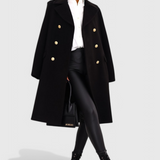 Yara Cappotto Classico in Lana dalla Silhouette Strutturata
