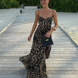Antonella | Abito maxi leopardato