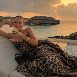 Antonella | Abito maxi leopardato