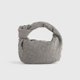 Remi | Mini borsa intrecciata con dettaglio a nodo
