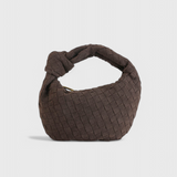 Remi | Mini borsa intrecciata con dettaglio a nodo