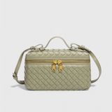 Milla | Mini borsa intrecciata con dettagli dorati