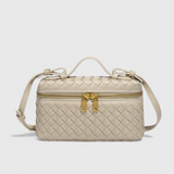 Milla | Mini borsa intrecciata con dettagli dorati