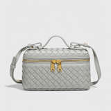Milla | Mini borsa intrecciata con dettagli dorati